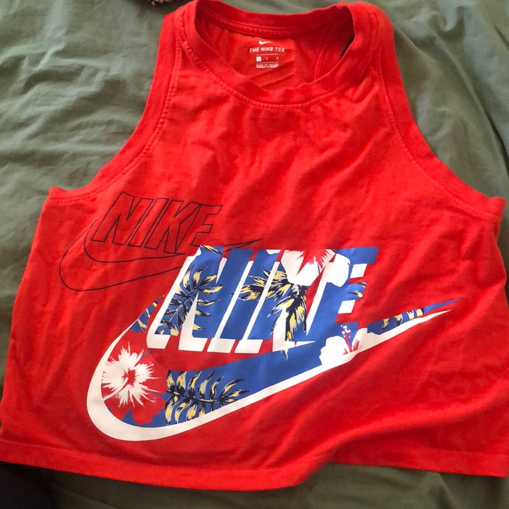Nike crop Razorback tank